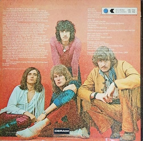 TEN YEARS AFTER Ssssh Vinyl Record LP Deram 1969